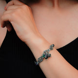 Bracciale in argento in filigrana sarda