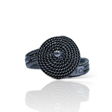 Anello d'argento in filigrana sarda