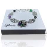 Bracciale in argento in filigrana sarda
