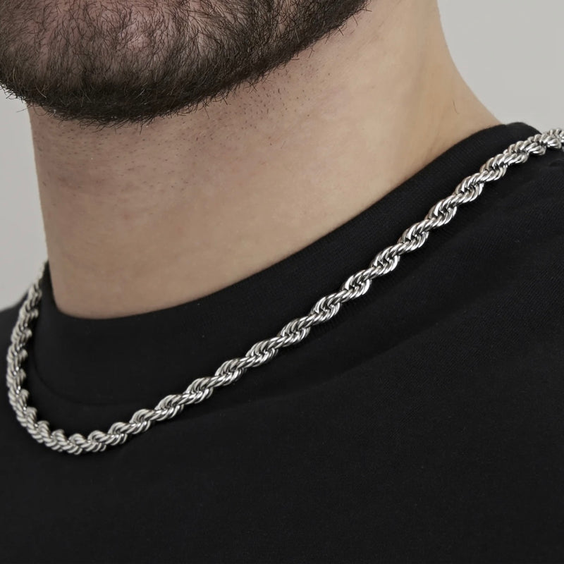 Collana in acciaio